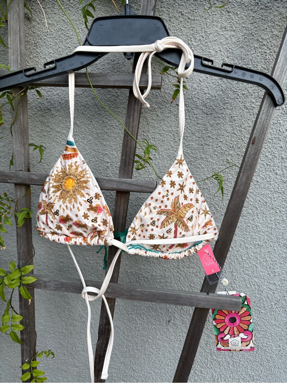 Farm Rio x Anthropologie Beaded Bikini SET New with Tags! - Picture 4 of 12